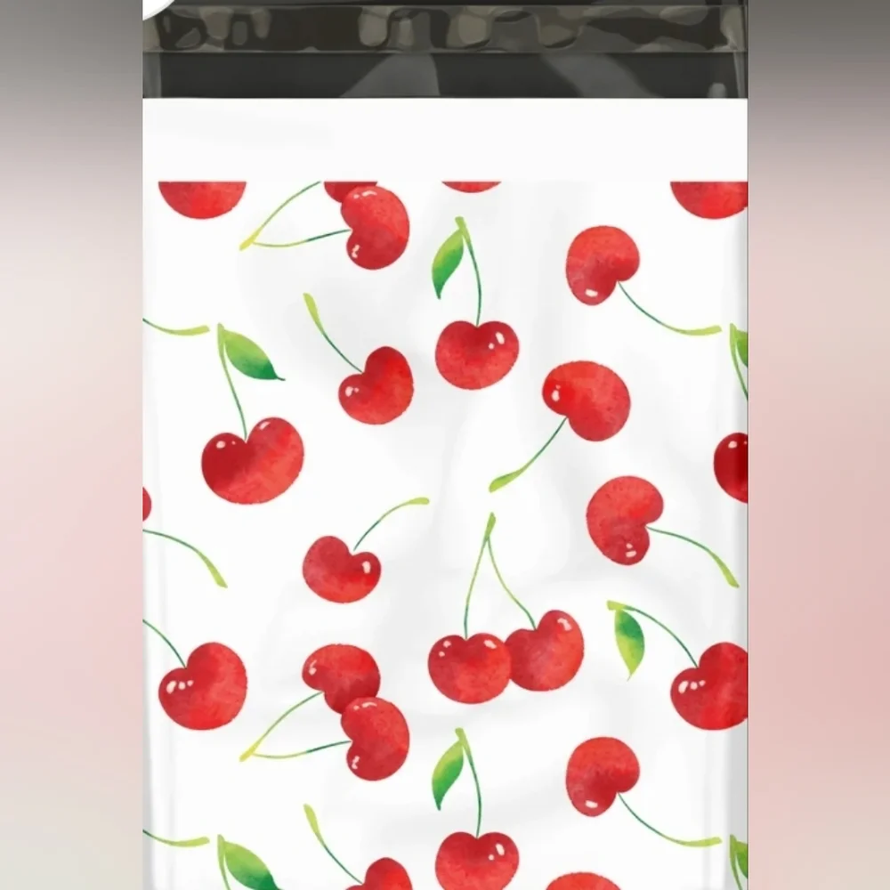 30- 10x13 Cherry Poly Mailers